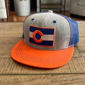 Burnies Colorado Flat Brim Hat - Snap Back